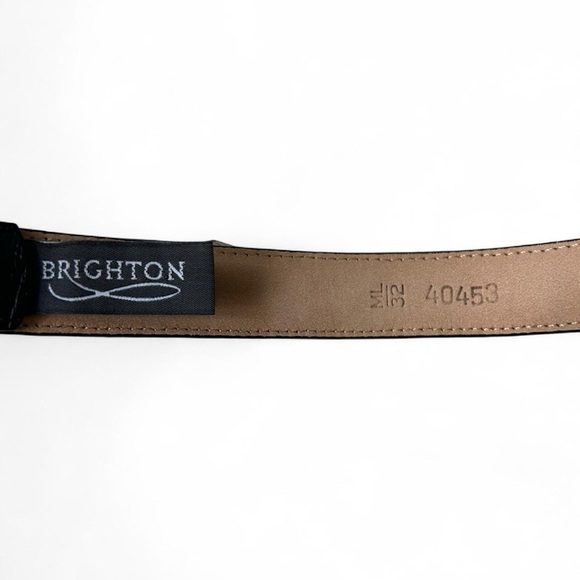 Vintage Brighton Black Belt w/ Zebra Buckle | Size M/L (32”) 🦓🖤 - Picture 5 of 8